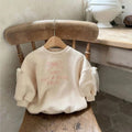 Arrival Autumn and Spring Baby Girls Simple Cute Letters and Butterfly-bow Pattern Long Sleeves Bodysuit